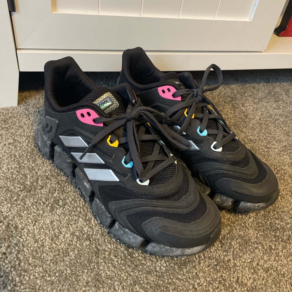 Adidas Black and Multicolor Sneakers